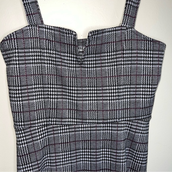 Aeropostale Seriously Soft Houndstooth V-Wire Fit n Flare Dress Size Medium - Picture 9 of 12
